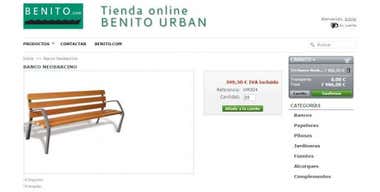 Los bancos de la Avenida se pueden comprar por menos de la mitad de lo que le costó al Ayuntamiento