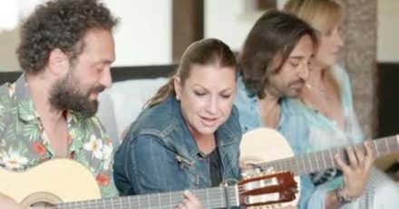 Niña Pastori revela el origen de la canción 'Cai' y hace llorar a Bertín Osborne al cantarla