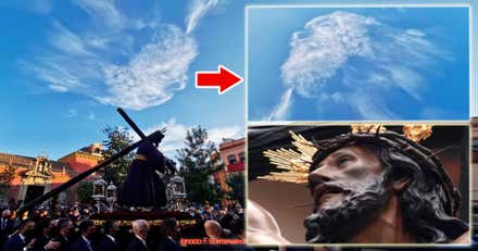 ¿"Milagro" en el cielo de Sevilla y el Gran Poder?...y no es un fraude