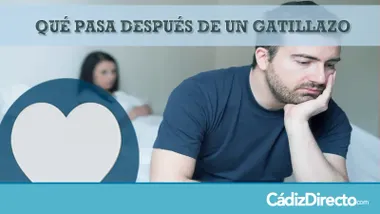 Hombre con un gatillazo