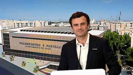 El alcalde de Cádiz, Bruno García, impulsa la construcción del nuevo pabellón Portillo