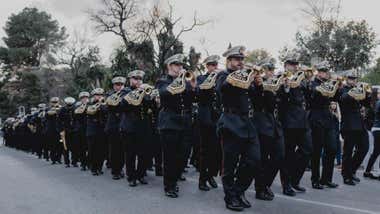 El 'pelotazo' de la Banda del Rosario de Cádiz: "Es un regalo que nos hace la música; promocionar Andalucía a nivel mundial es un orgullo"