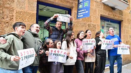 Toca en Cádiz el primer premio de la Lotería de El Niño