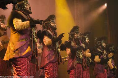 Festival de Carnaval en Cádiz a beneficio de las víctimas de la DANA en Valencia
