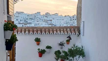 Imagen de un callejo de Vejer.