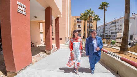 Avanza la remodelación de la Plaza de La Bahía en San Fernando