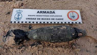 Explosivo neutralizado en San Fernando, en Camposoto.