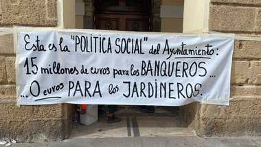 Nueva jornada de paros en Parques y Jardines ante “el ninguneo” del Ayuntamiento de Cádiz