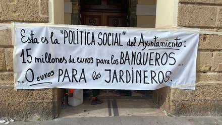 Nueva jornada de paros en Parques y Jardines ante “el ninguneo” del Ayuntamiento de Cádiz