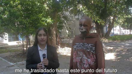 'Cádiz, tacita de caca', la distópica, surrealista y divertida visión de la ciudad del alumnado del IES San Severiano