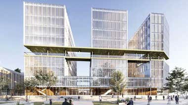 Tres torres de ocho plantas y una plaza pública: Así es el proyecto para la Ciudad de la Justicia de Cádiz