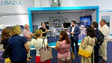 Visita del Consejo Social de la UCA a la incubadora Incubazul en la Zona Franca de Cádiz