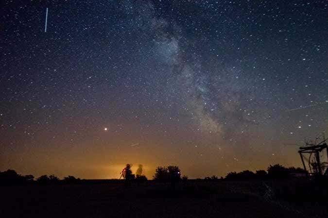 El último fin de semana de julio llega con dos lluvias de estrellas. 10 lugares para verlas en la provincia de Cádiz
