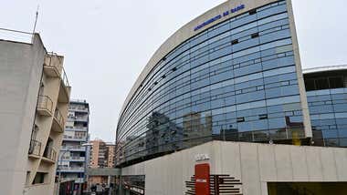 Fachada del Estadio Nuevo Mirandilla