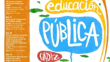 Cádiz celebrará la Primera Semana de la Educación Pública