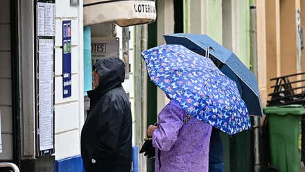 Alertas amarilla y naranja por la DANA en el que puede ser el día más lluvioso del año en Cádiz