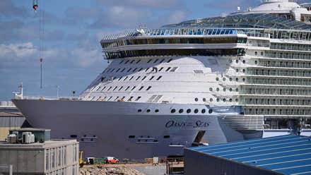 Dos personas heridas tras un conato de incendio en el crucero 'Oasis of the Seas' en Cádiz