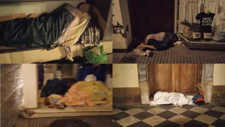 La trágica realidad de las personas sin hogar en Cádiz en el fin de semana más lluvioso del año