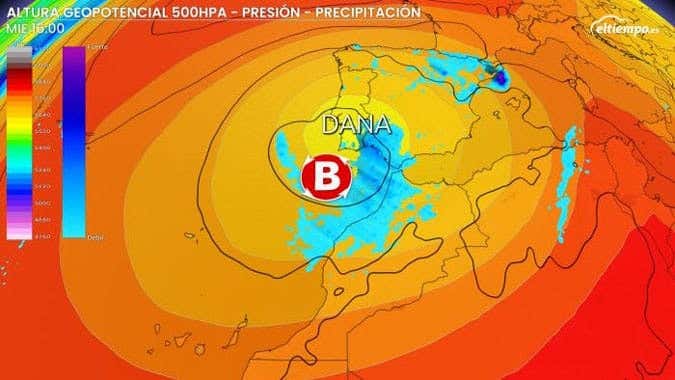 Alertas amarilla y naranja por la DANA en el que puede ser el día más lluvioso del año en Cádiz