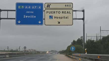 Se mantienen carreteras cortadas en la provincia de Cádiz a consecuencia del temporal del lunes. Conoce las vías afectadas
