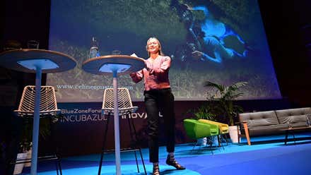 Celine Cousteau, en el Blue Zone Forum 2024 de Cádiz: “El equilibrio interno es clave para proteger el planeta“