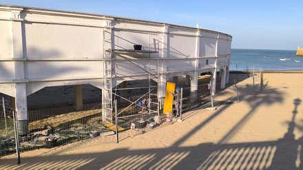Comienzan por fin las obras de la Junta en el Balneario de la Caleta de Cádiz