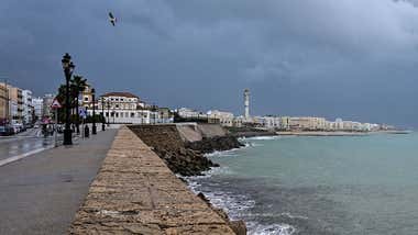 La Aemet pone a toda la provincia de Cádiz en alerta por lluvias de la DANA