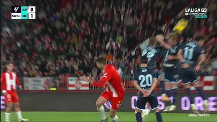 El Comité de Árbitros reconoce el error al señalar el penalti contra el Cádiz CF en Almería