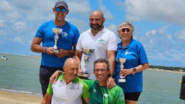 Gran papel del Club Kayak de Mar Cádiz en la Liga de Andalucía de piragüismo