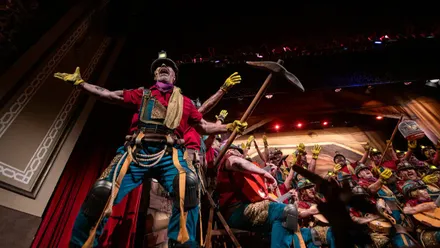 El coro 'Las entrañas de Cádiz' en el Gran Teatro Falla