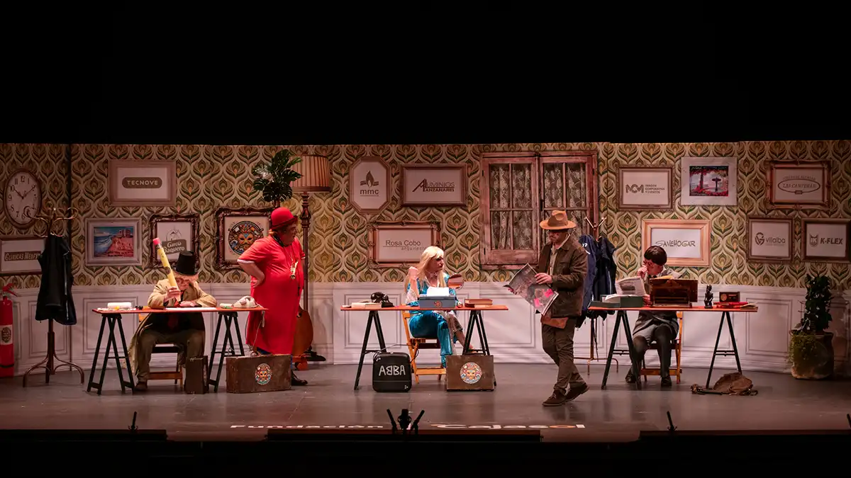 El cuarteto 'ONG (Organización No Gaditana)' en el Gran Teatro Falla