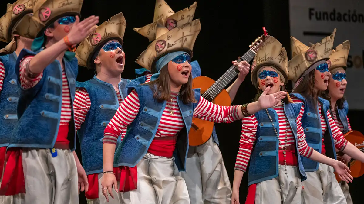 Final de juveniles del COAC 2025. Orden de actuación de las agrupaciones de este viernes 21 de febrero