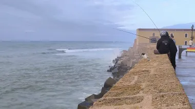 Jueves lluvioso y de mucha humedad en Cádiz