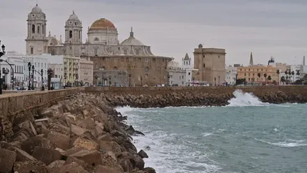 Lluvia y viento en Cádiz: el temporal llega para varios días, según la Aemet