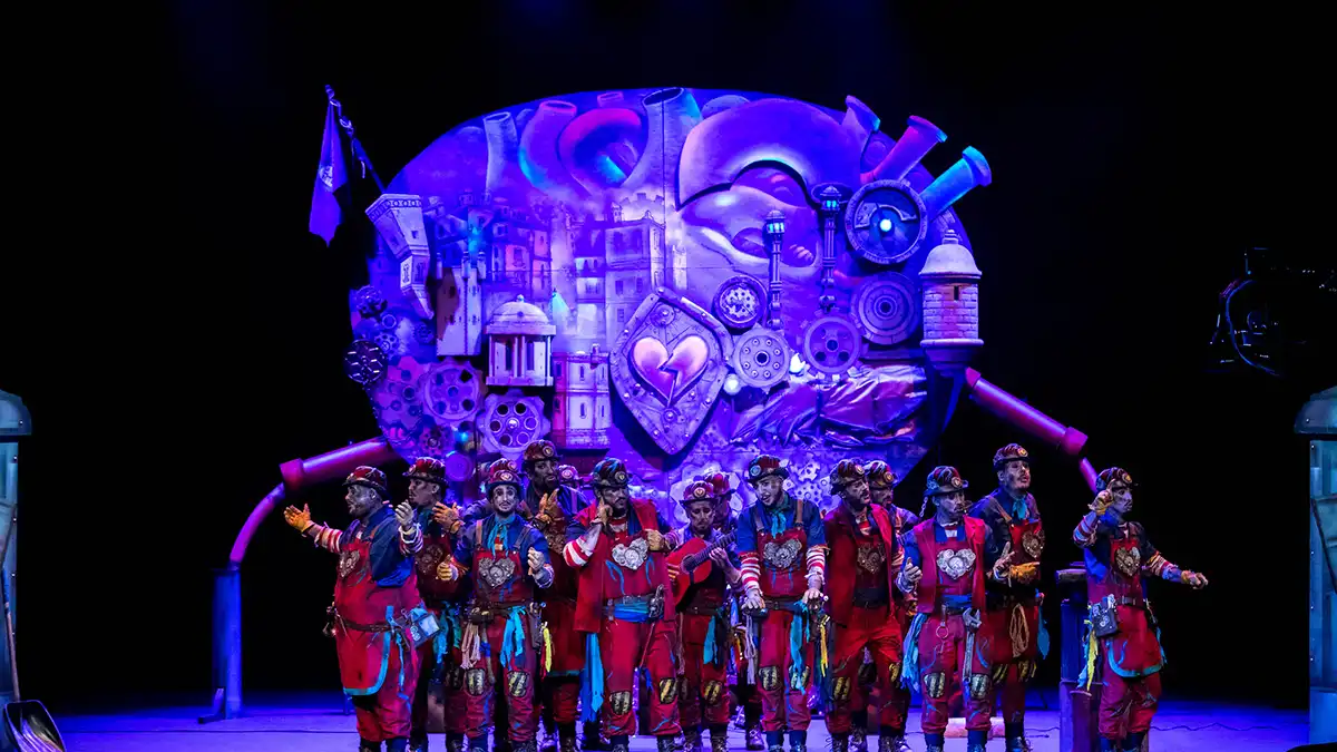 Comparsa 'El corazón de Cádiz' en el Gran Teatro Falla