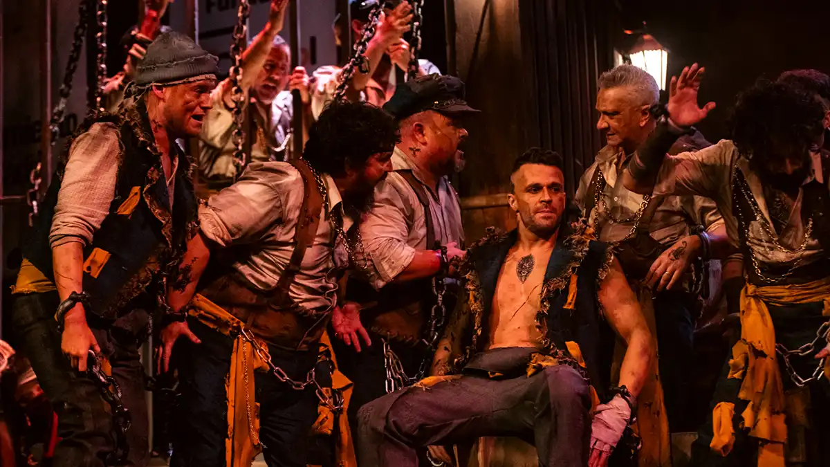 El coro 'El lado oscuro' en el Gran Teatro Falla