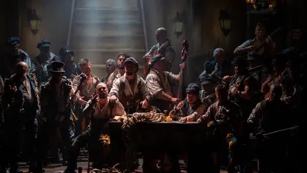 El coro 'El lado oscuro' en el Gran Teatro Falla