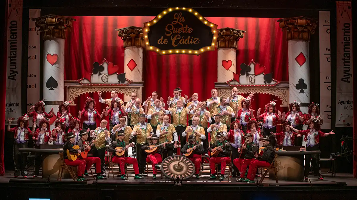 Coro 'La suerte de Cádiz' en el Gran Teatro Falla