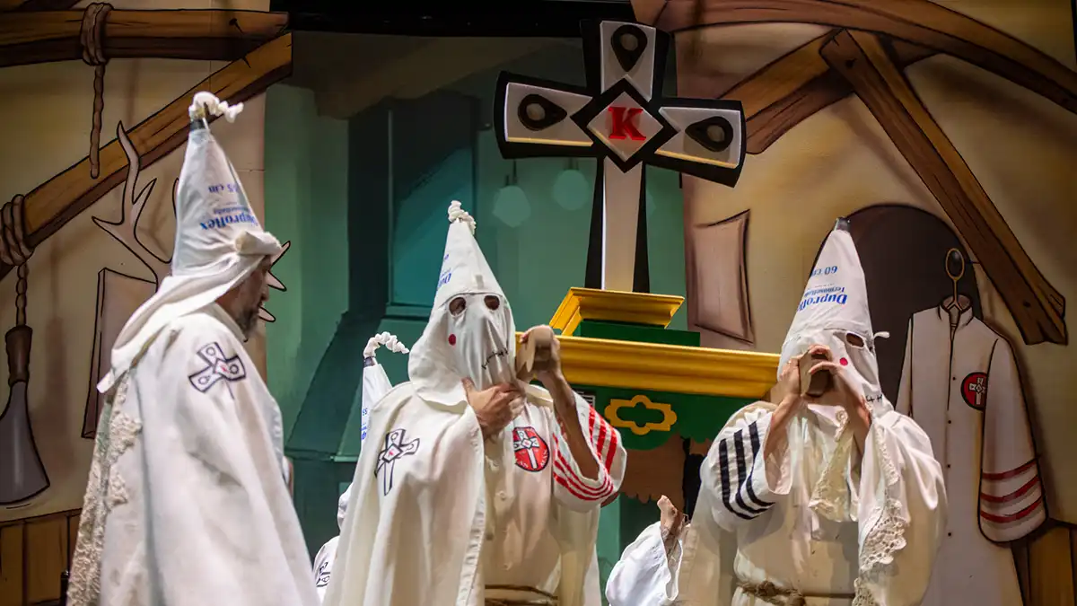 El cuarteto Ku Klux Klan Klan en el Gran Teatro Falla