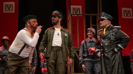 El cuarteto 'Inclusión o Victoria' en el Gran Teatro Falla