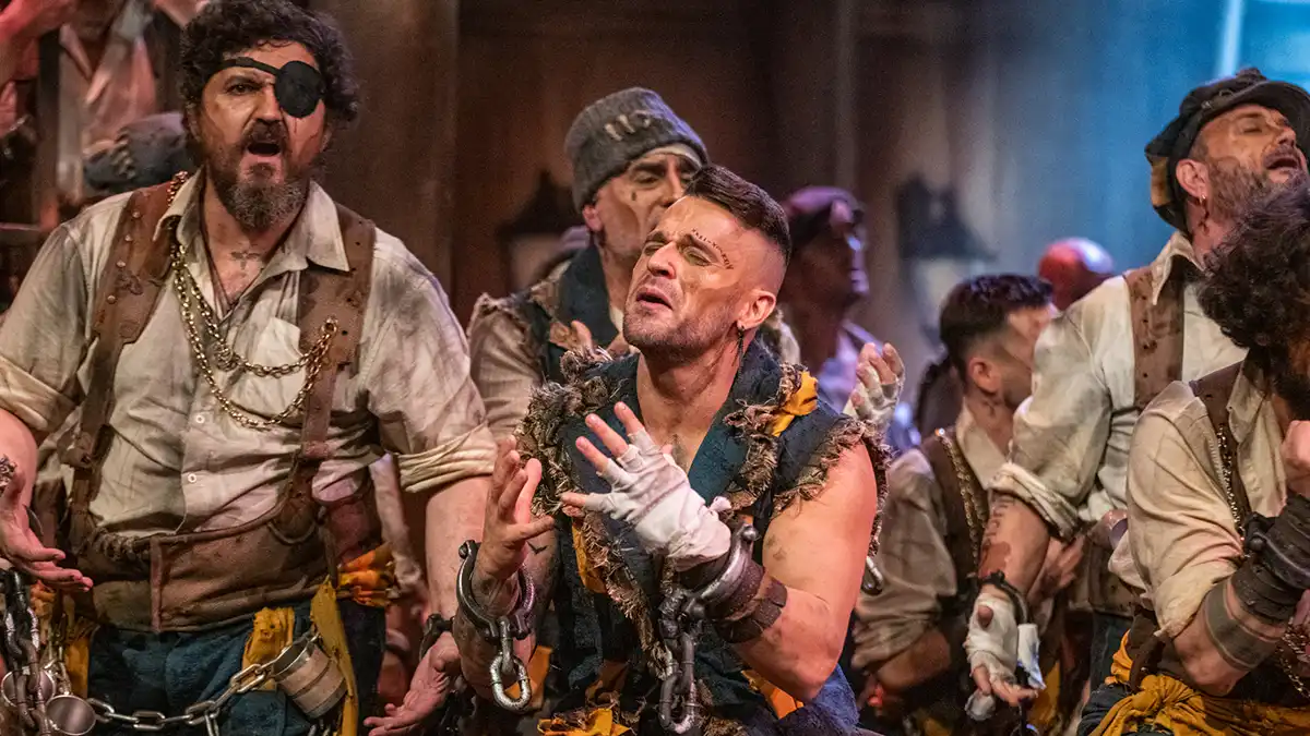 El coro 'El lado oscuro' en el Gran Teatro Falla