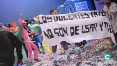 'Los inhumanos' denuncia “el trato inhumano“ de la Junta al profesorado interino