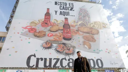 Un espectacular bodegón carnavalero de un pintor gaditano para dar la bienvenida al Carnaval de Cádiz