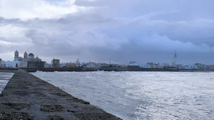 La borrasca Konrad mantiene en alerta amarilla a toda la provincia de Cádiz