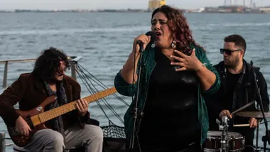 La artista gaditana, Leo Power