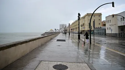Konrad se despide de la provincia de Cádiz con lluvias matinales mientras se acercan nuevos frentes