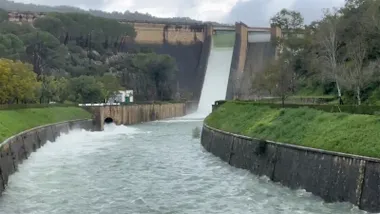 La borrasca Jana llena los embalses de Cádiz
