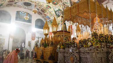 La Iglesia del Palmar de Troya abre su basílica al público durante su Semana Santa