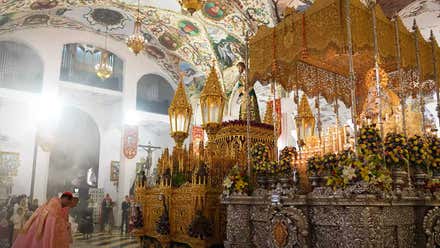 La Iglesia del Palmar de Troya abre su basílica al público durante su Semana Santa
