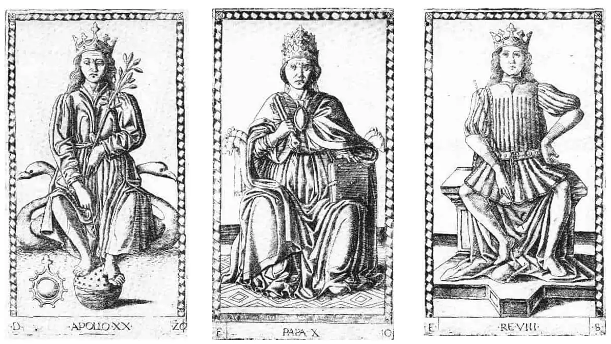 Cartas del Tarot de Mantegna